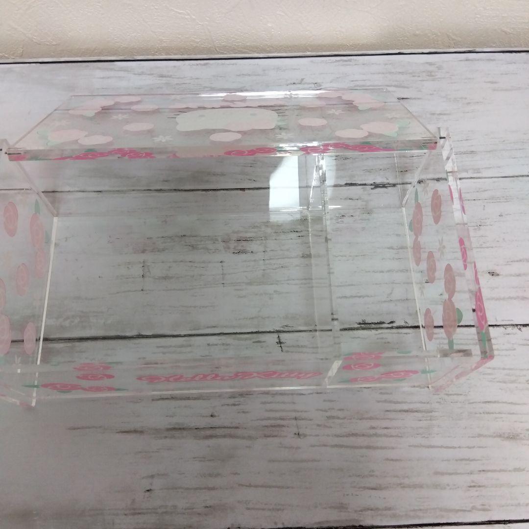 激レア　2011　ハローキティ　ローズ　コットン綿棒　アクセサリーケース　日本製