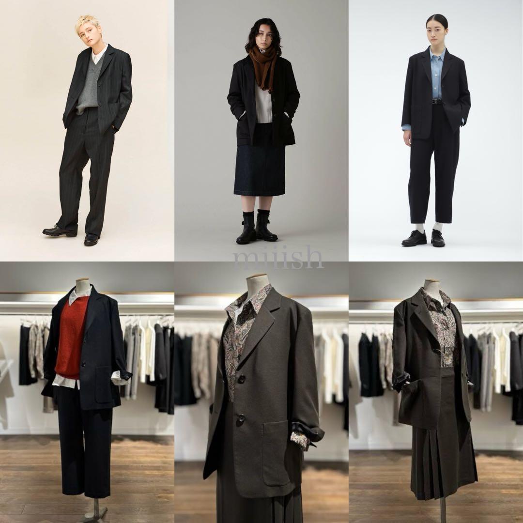 マーガレットハウエル×フォックスブラザーズ フランネルジャケット6.4万 黒