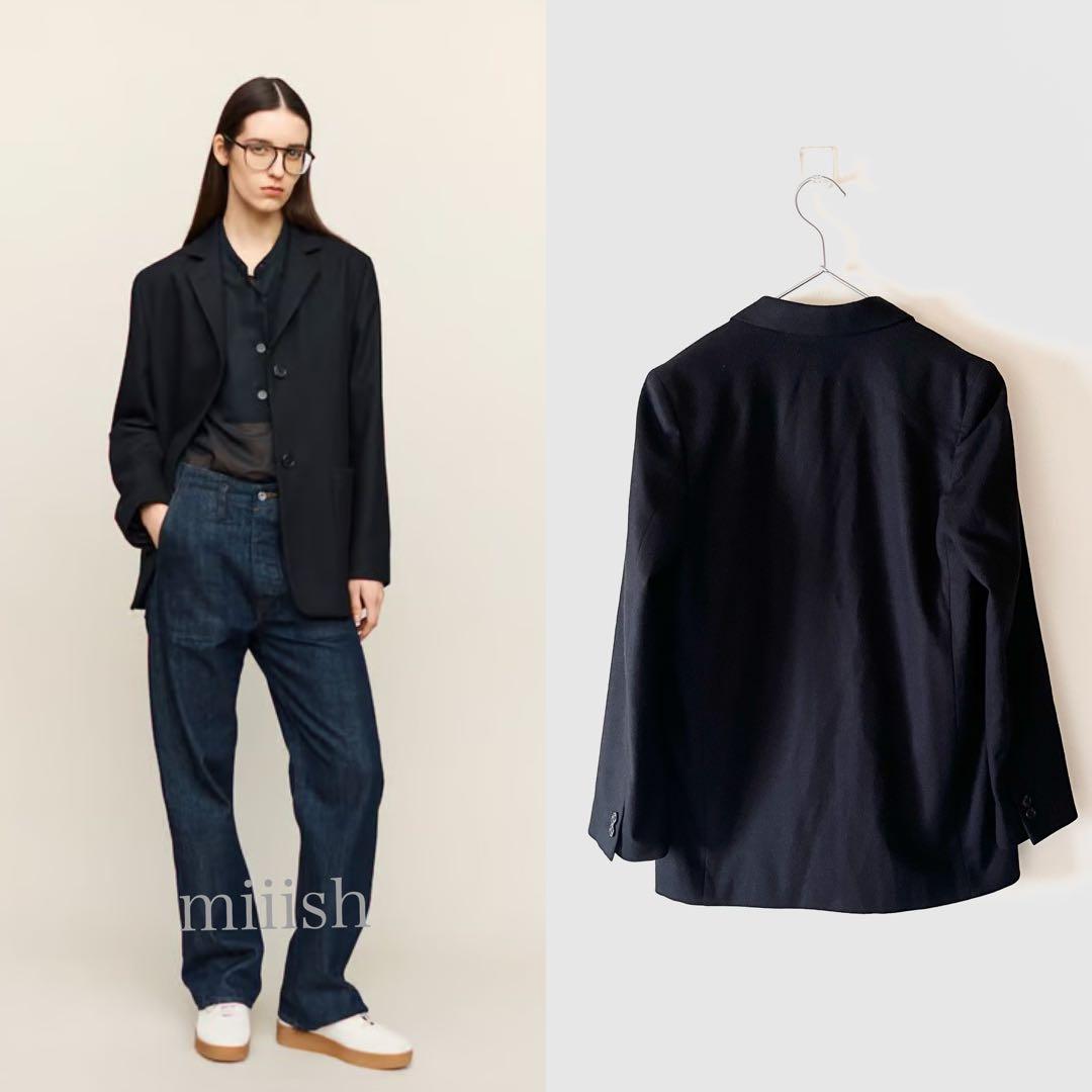 マーガレットハウエル×フォックスブラザーズ フランネルジャケット6.4万 黒