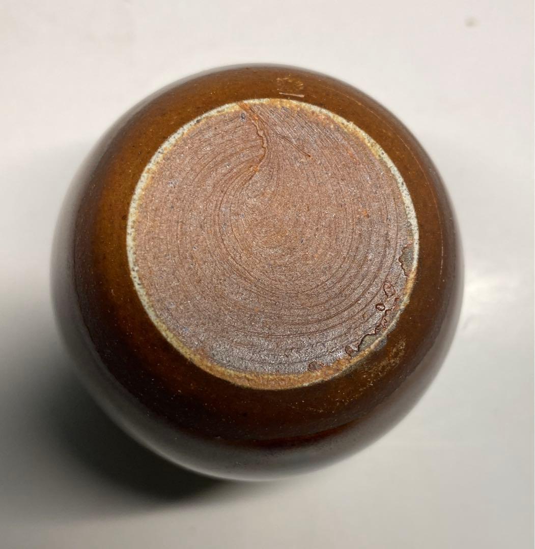 【茶道具】彰一造　高取茶入（共箱）