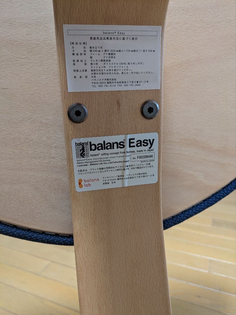 Balans Easy バランスイージー　美品