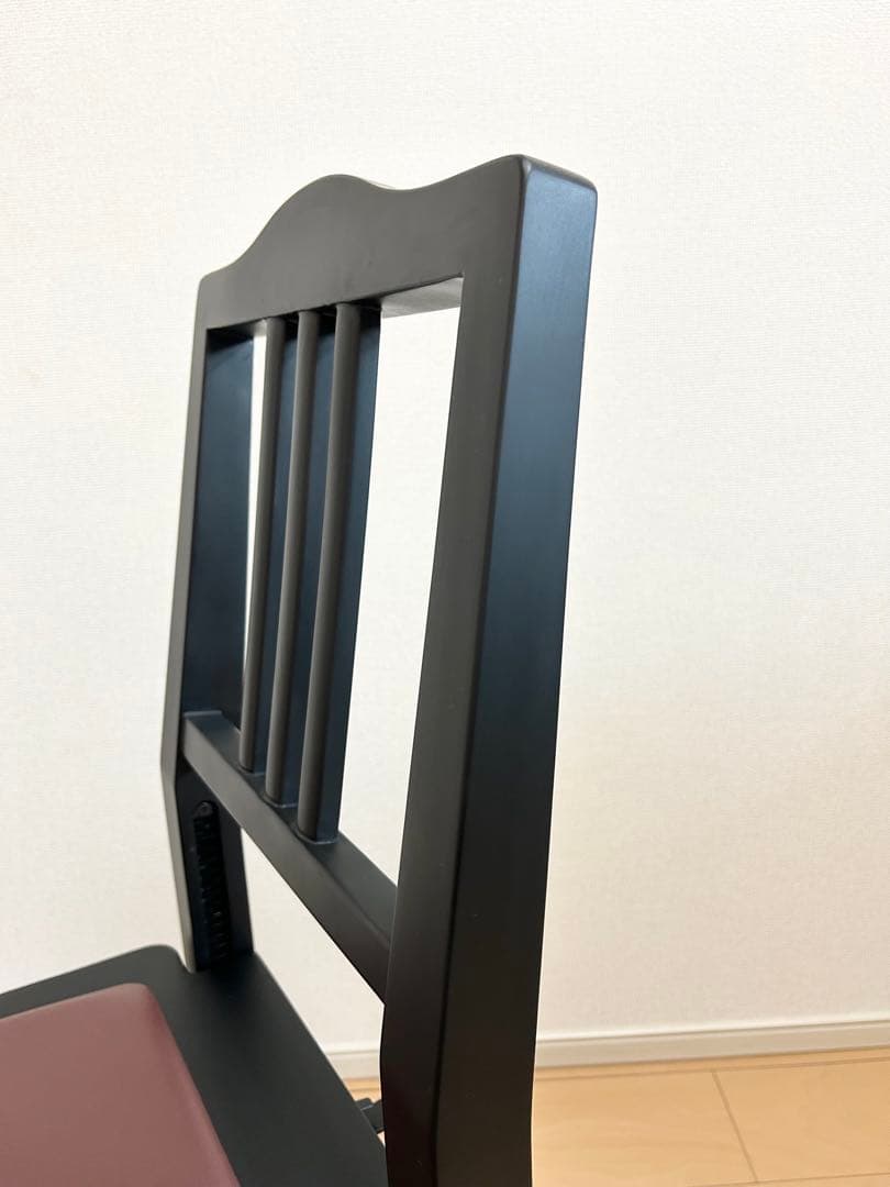 【YAMAHA】No5A トムソン椅子　半艶塗装　ピアノ椅子　美品　黒