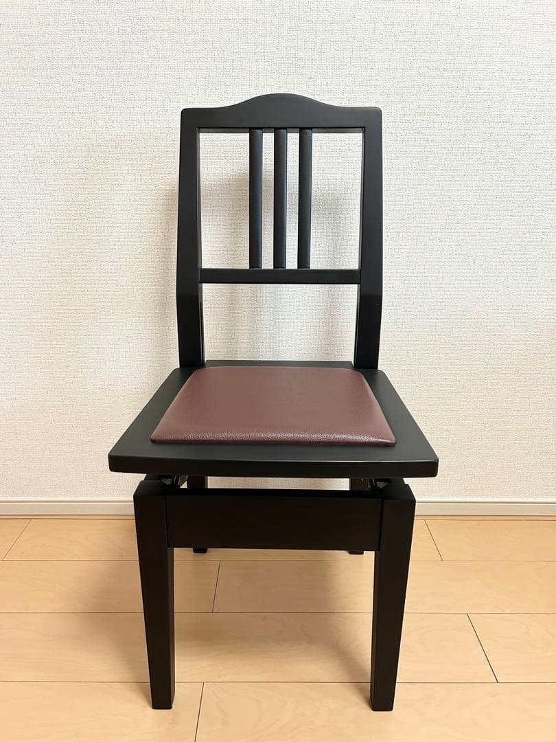 【YAMAHA】No5A トムソン椅子　半艶塗装　ピアノ椅子　美品　黒