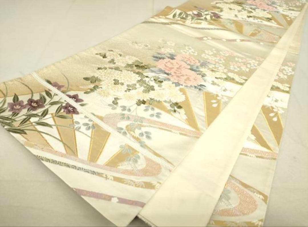 R R R☆◆H-10◆着物 訪問着 フルセット◆暈し染め 刺繍 金彩◇