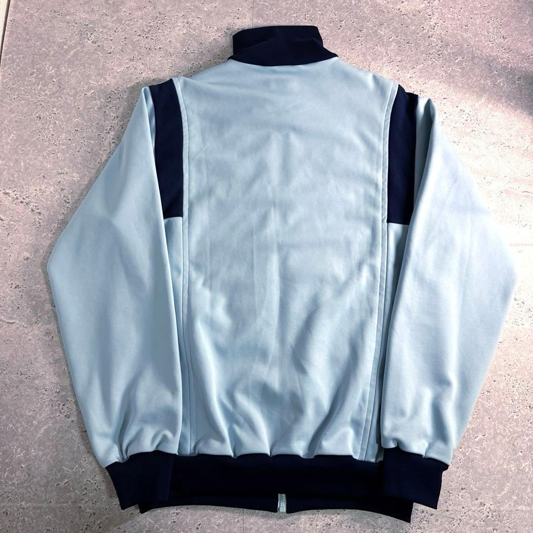 【美品】CLUB adidas デサント製トラックジャケット 6号 青 紺 XL