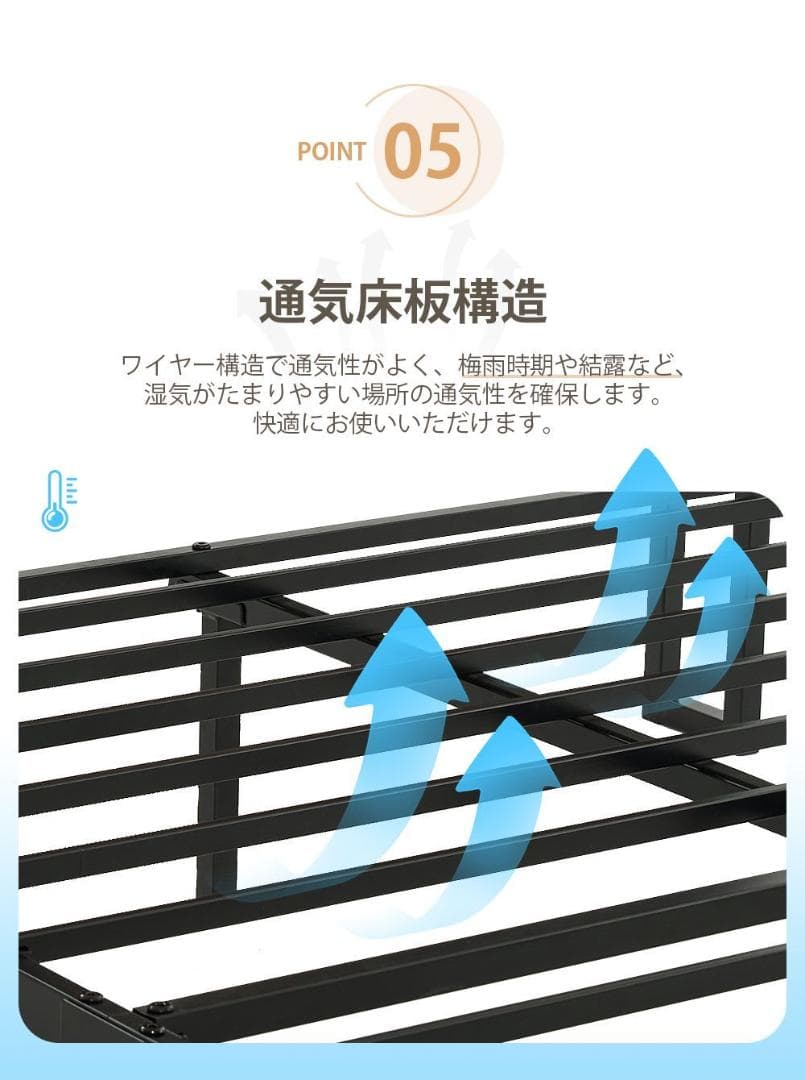 大人気！D ベッドフレームダブルベッド パイプベッド コンセント付き BLACK