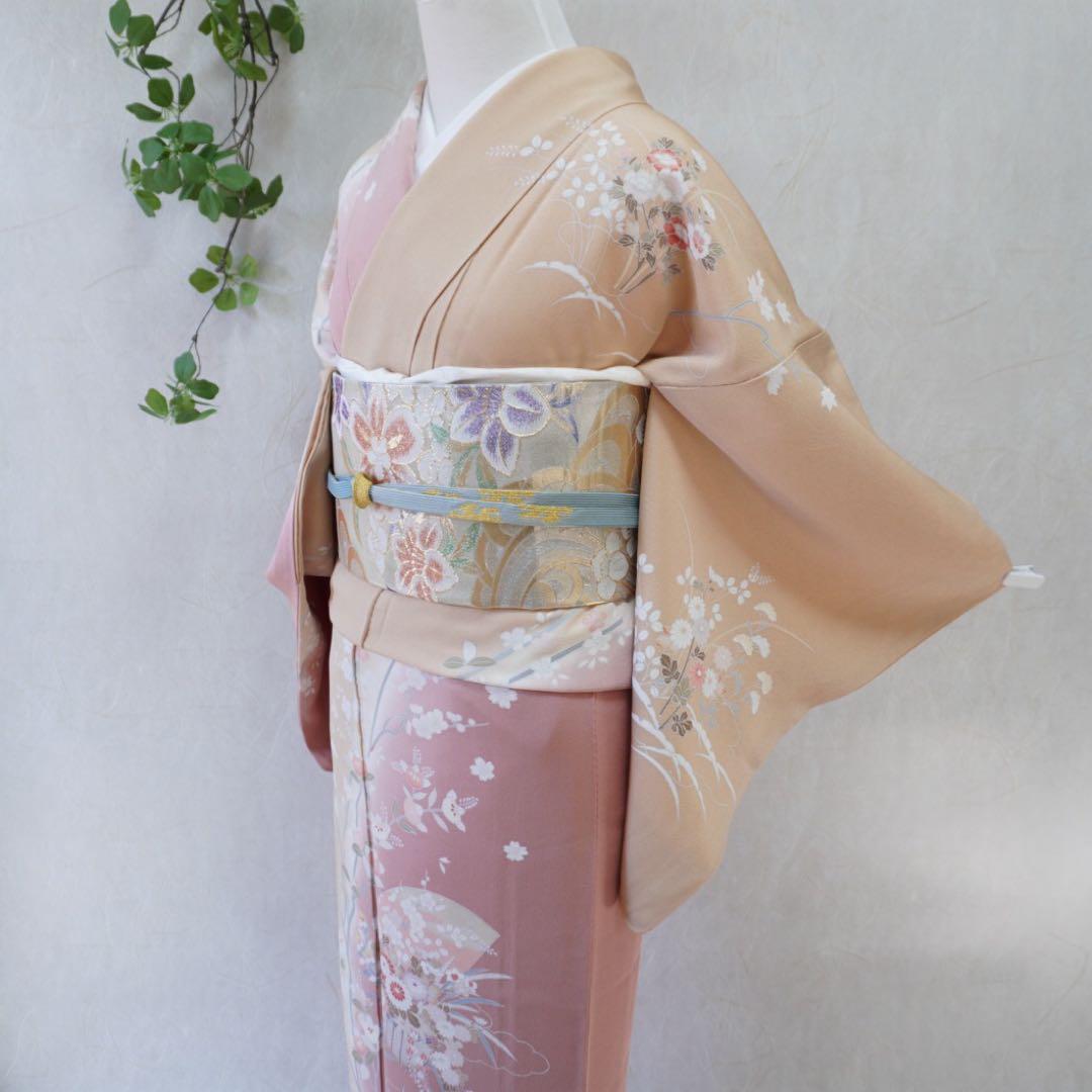 訪問着フルセット　293▪︎ 正絹　卒業式　入学式　お宮参り　七五三　披露宴