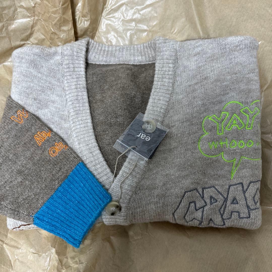 ear PAPILLONNER×セサミストリート　コラボ刺しゅうカーディガン