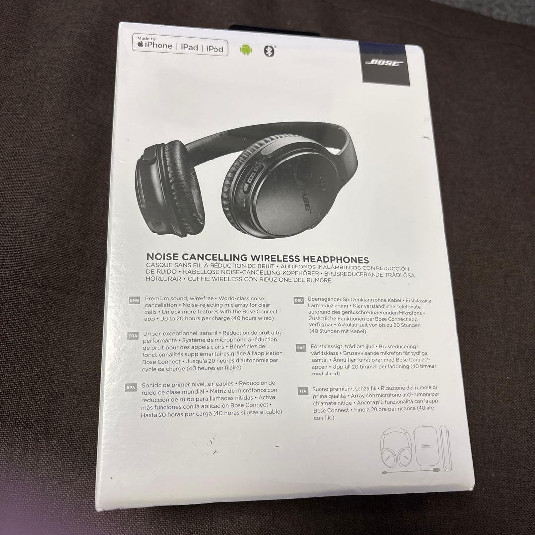 BOSE ノイズキャンセリングワイヤレスヘッドフォン