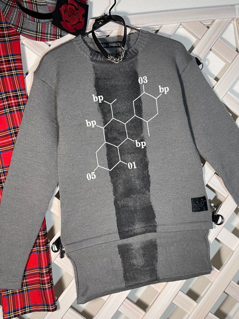 ⭐︎ bio-politics ⭐︎ ニット　美品　90's