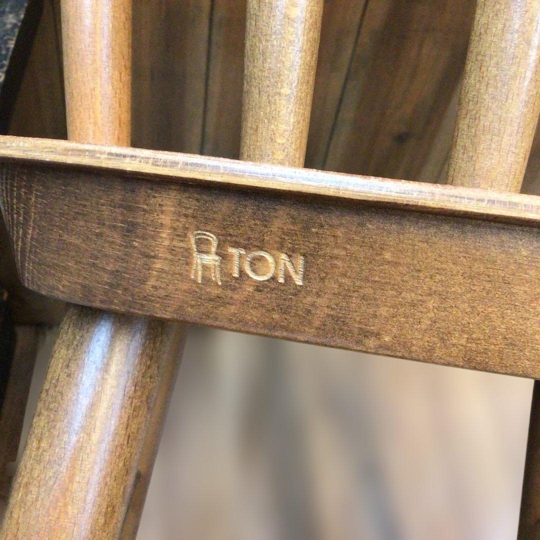 TON社 アイロニカチェア ウインザーチェア USED キズ有 北欧 引取歓迎