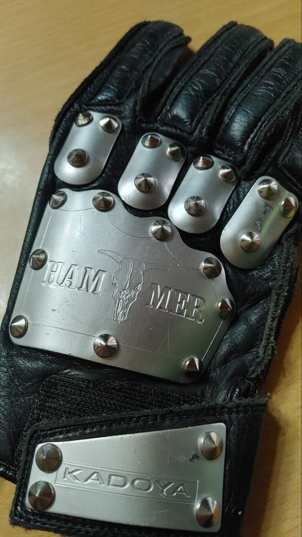 HAMMER レザーグローブ KADOYA サイズM