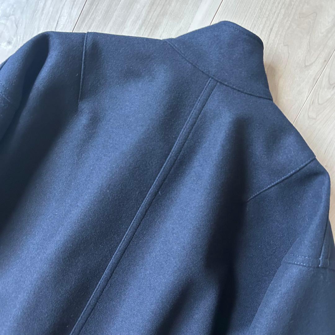 未使用級＊スピック＆スパン 23AW メルトンM-65フィールドコート 紺 36