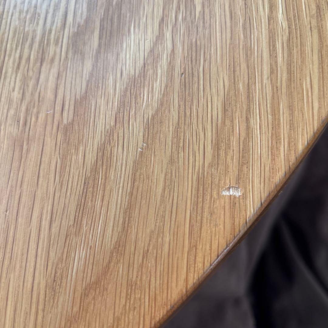 レグナテック リーヴス オーク ラウンド 円 無垢天板 こたつ 座卓 φ1100