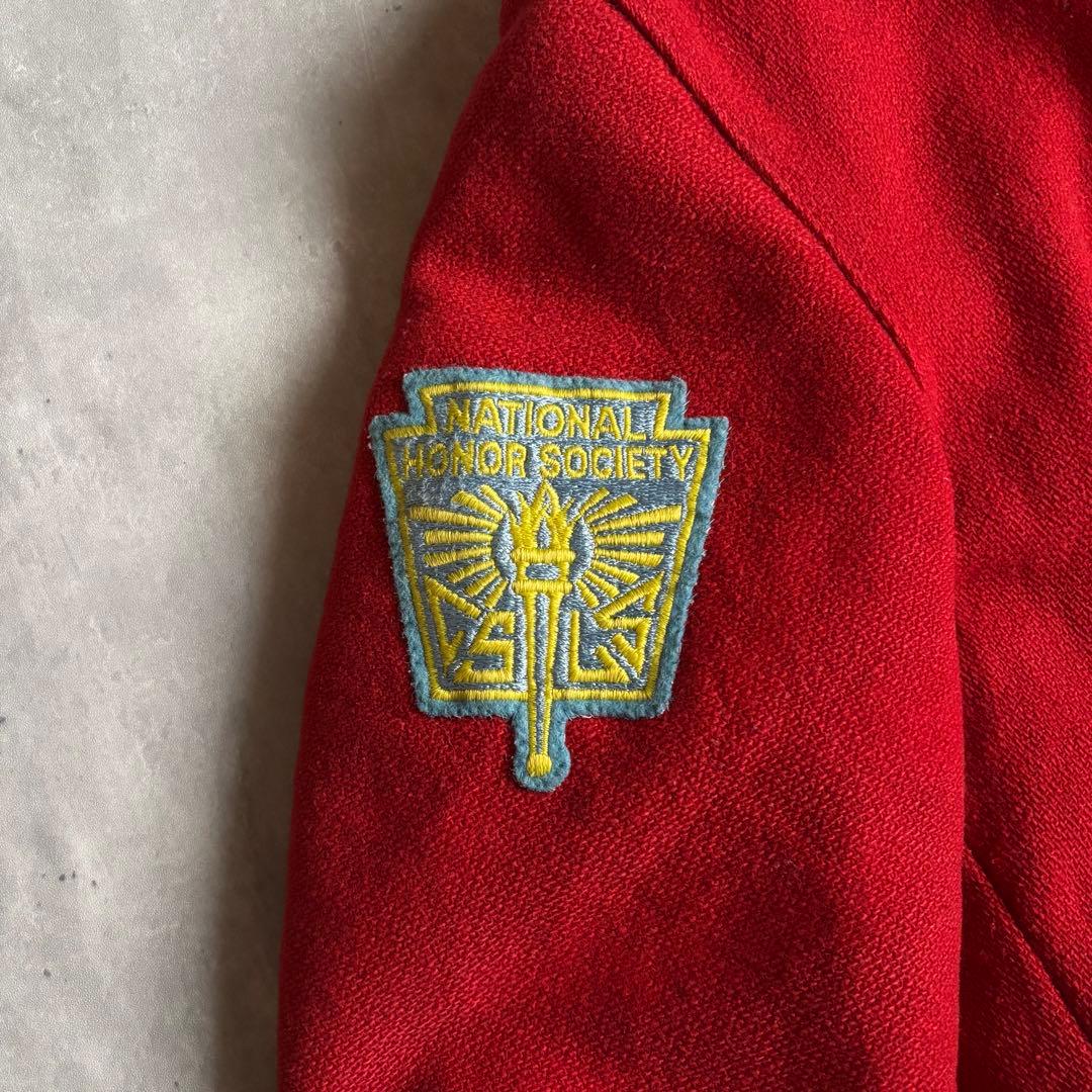 【70-80s vintage】スタジャン　セーラー　ブルゾン　短丈　古着