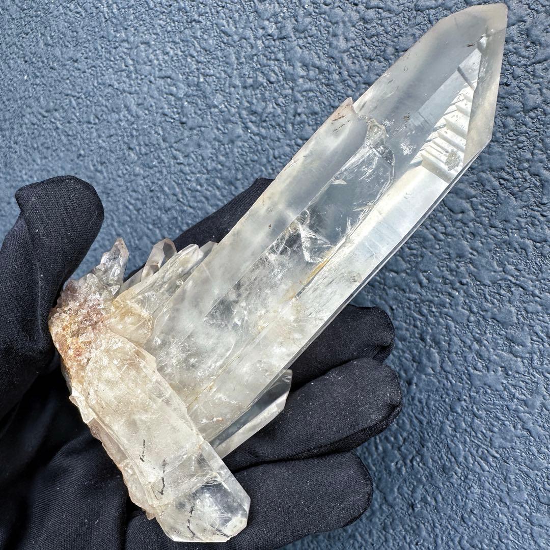 希少高透明度❗️マニカラン産レインボー☆ヒマラヤ水晶クラスター強いパワーA1443