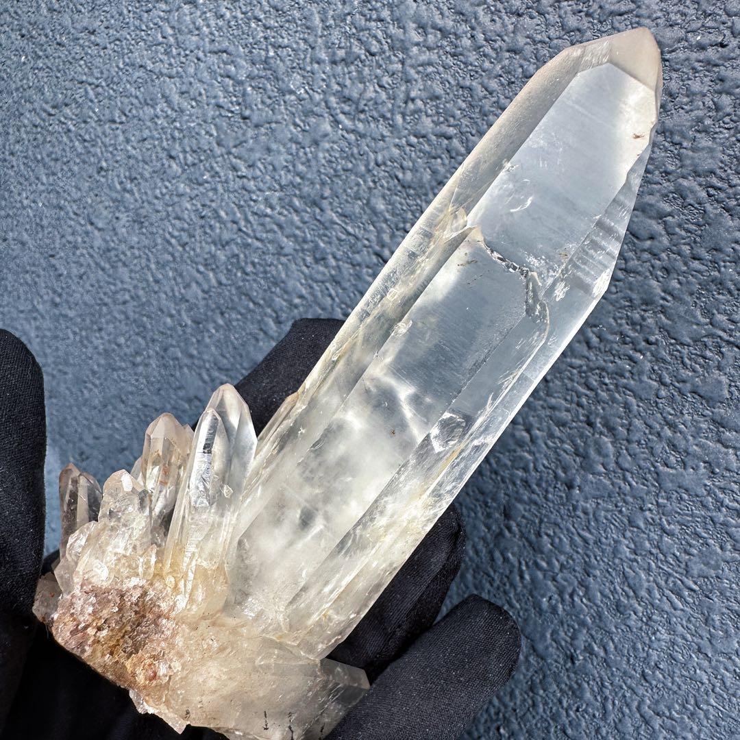 希少高透明度❗️マニカラン産レインボー☆ヒマラヤ水晶クラスター強いパワーA1443