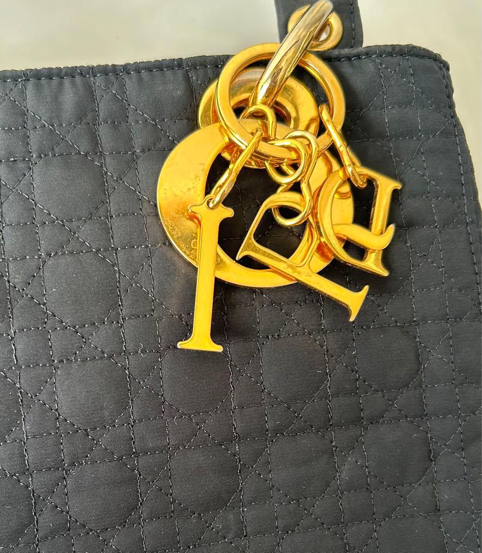 dior ディオール　カナージュ　ナイロン　レディディオール　トート