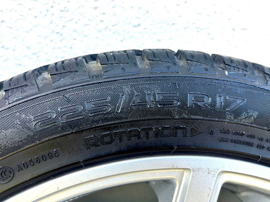 ⭐︎早い者勝ち⭐︎BMW17inchランフラットスタッドレスセット⭐︎F40F44⭐︎