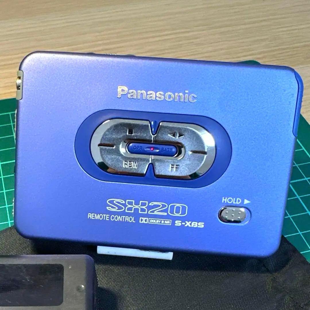 【極美DE修復品】Panasonic カセットプレーヤー RQ-SX20