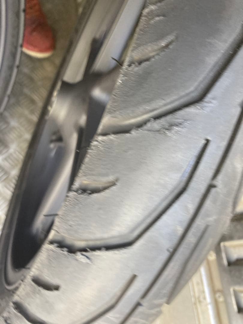 キレイ　NS-1 ホイール セット　エアバルブ新品交換　タイヤもバリ溝