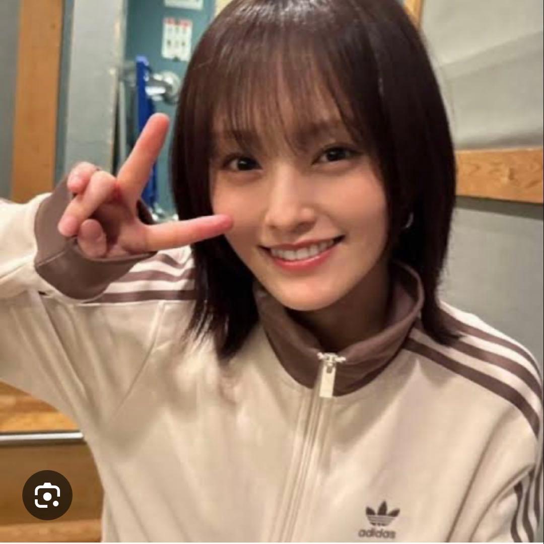 【超希少】NMB山本彩着用 adidasトラックジャケット 刺繍ロゴ 古着 M