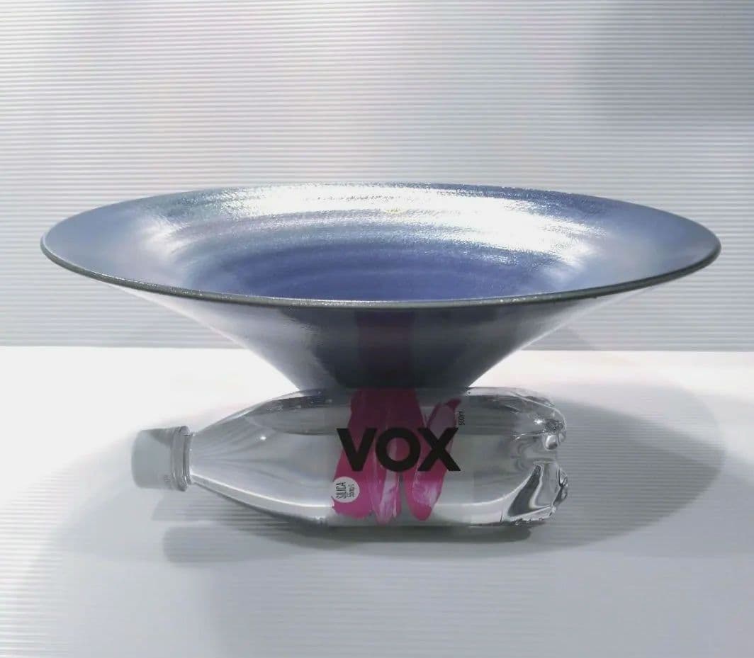 信楽焼 兼山 兼山窯 花器 水盤 立花 生け花 華道 池坊 草月 自由花 ブルー