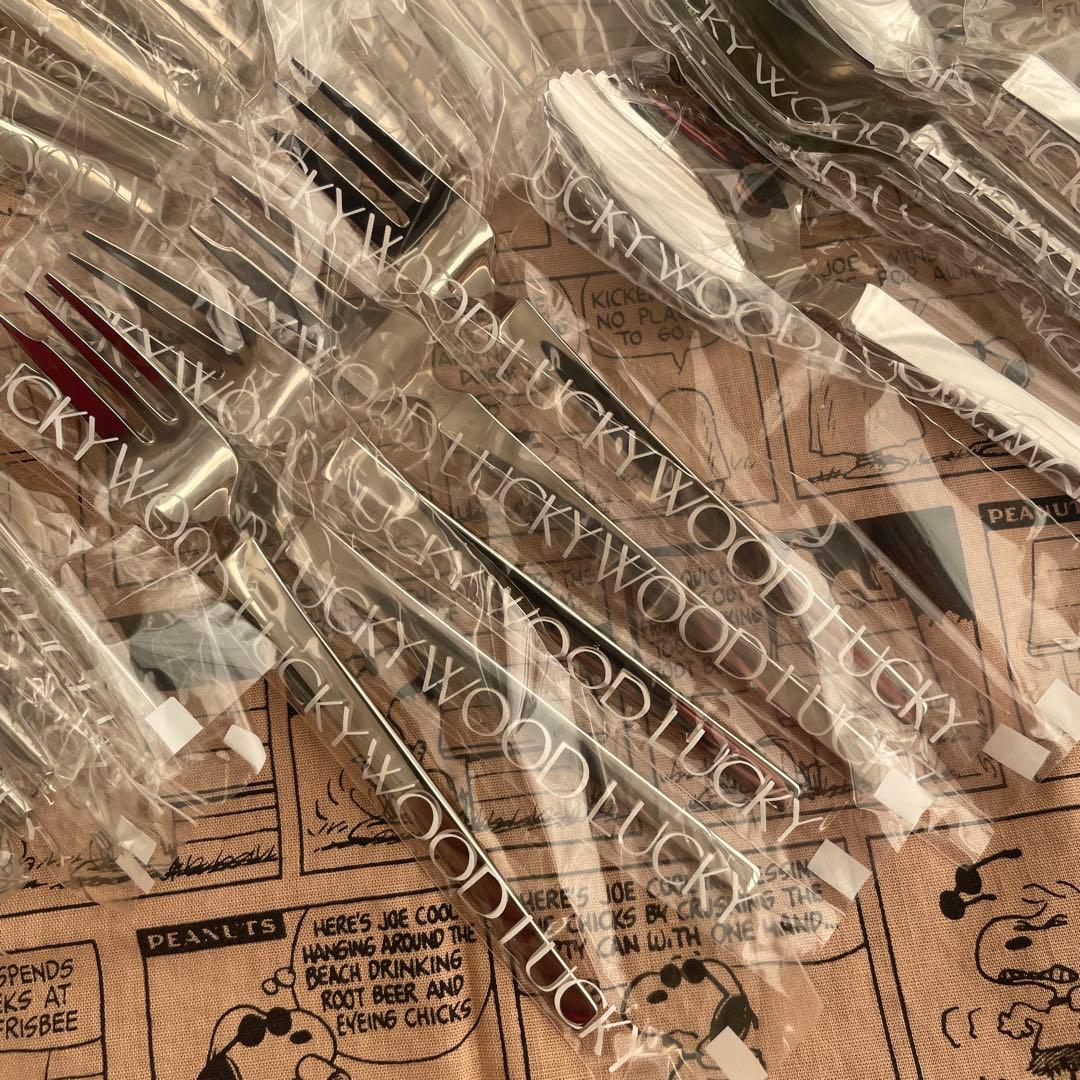 【新品未使用】ラッキーウッド　スカンジナビア　18-12ステンレス　30本セット