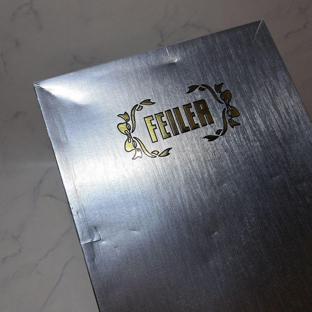 20251125　フェイラー　ブランケット　ハンカチ　2点セット　花柄　パープル