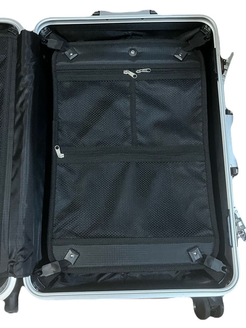 スーツケース 59L フレームタイプABS＋ポリカーポネイト 大容量 鍵2本付き