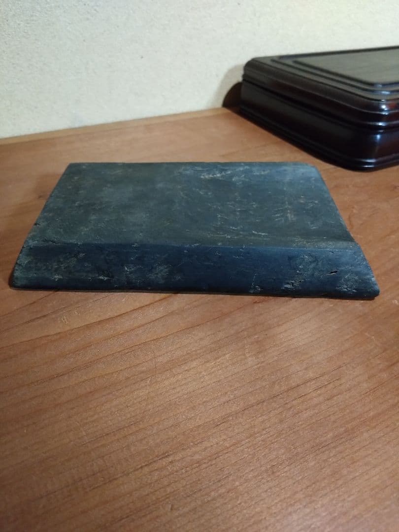 安徽省 歙県産 歙州 箕様硯 文房四宝 端渓水滴 墨床