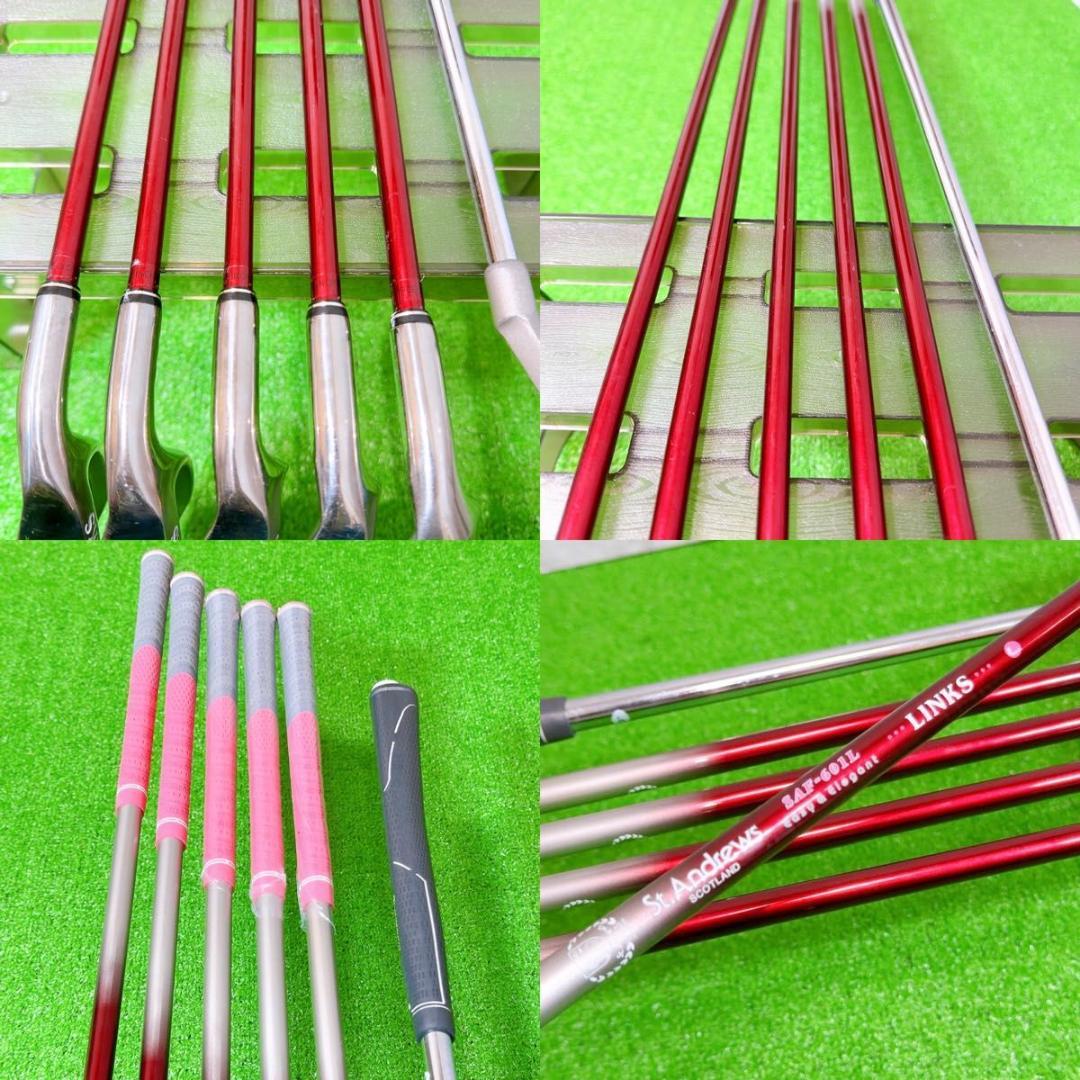 レディース ゴルフクラブセット LINKS SAF-601L 9本 初心者