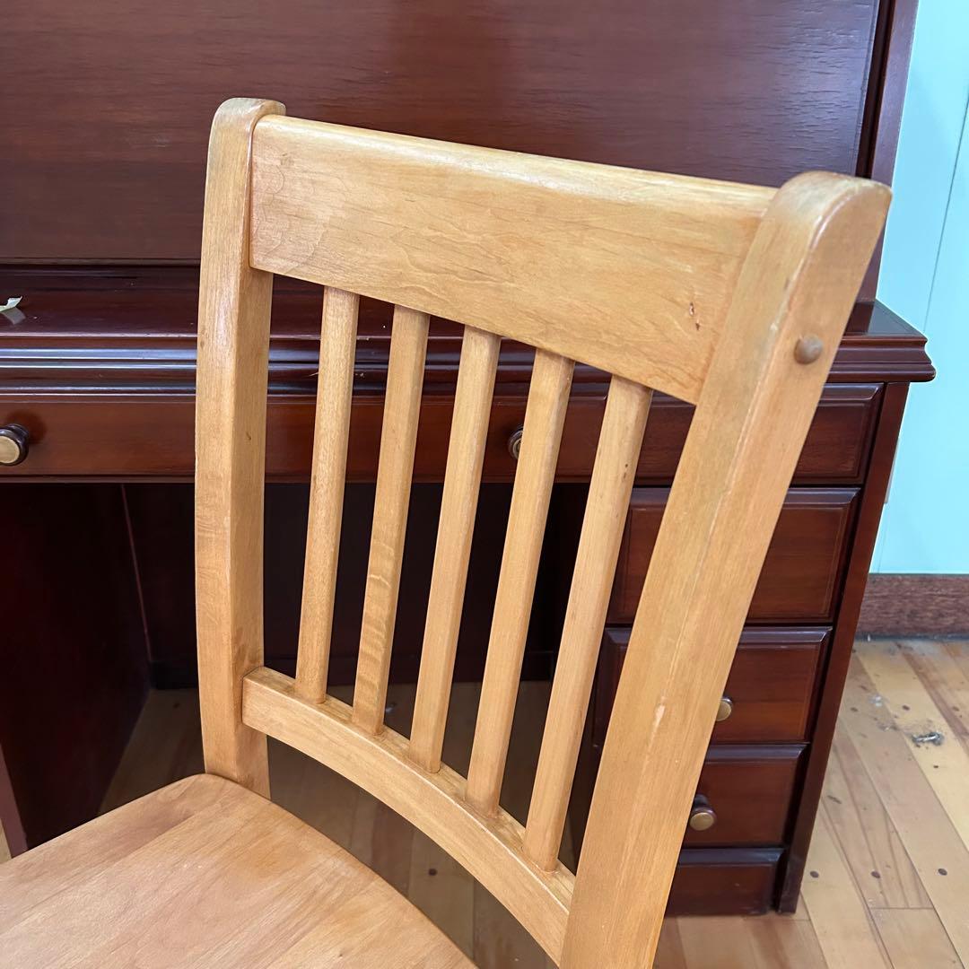 【 アメリカ 製】 パイン 材 椅子 (4脚あり)d