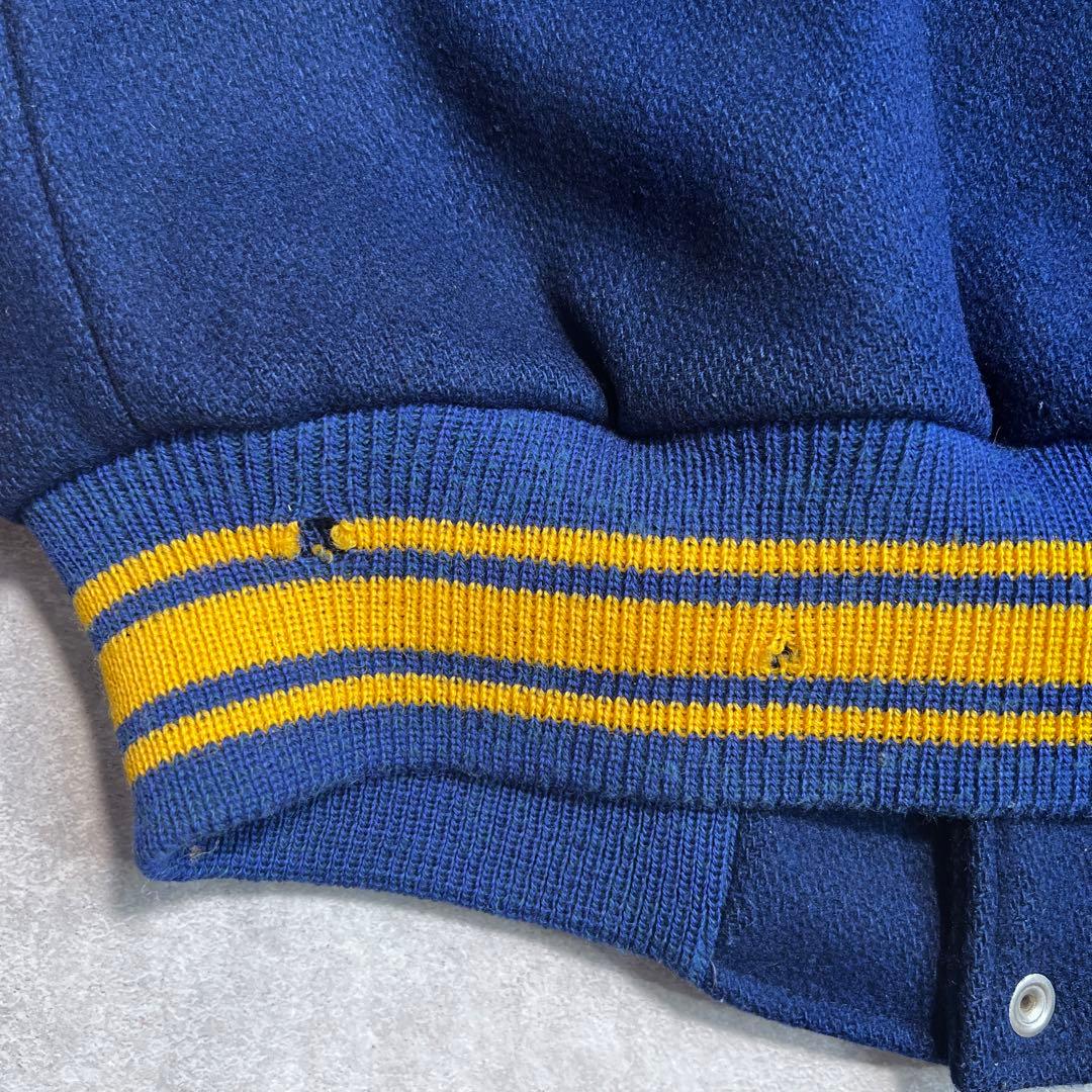 70s USA製 ヴィンテージレザースタジャン Marquarts 40