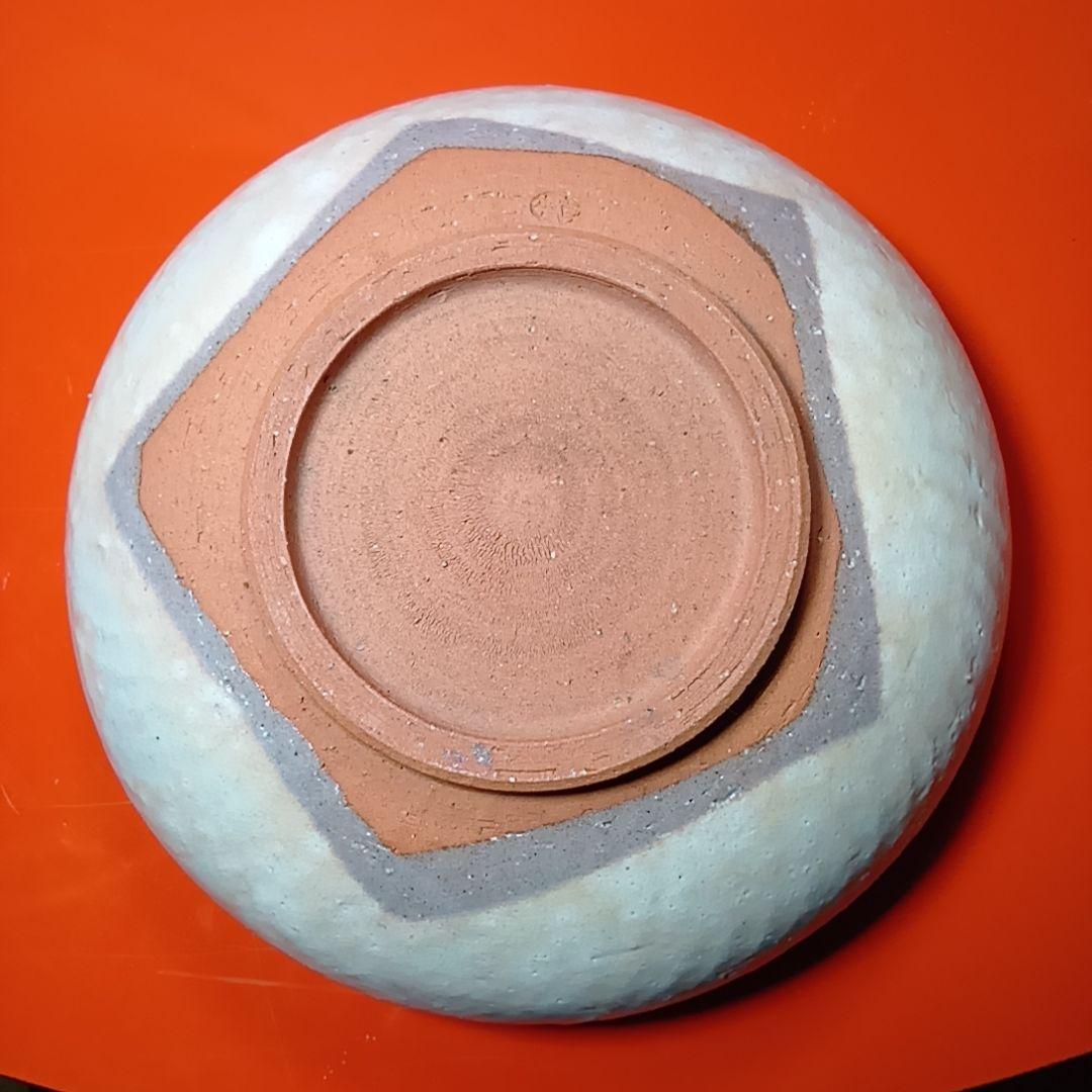 骨董品　萩焼き　仙舟　岡田仙舟　菓子鉢　大皿　極美品　鉢　極美品‼️