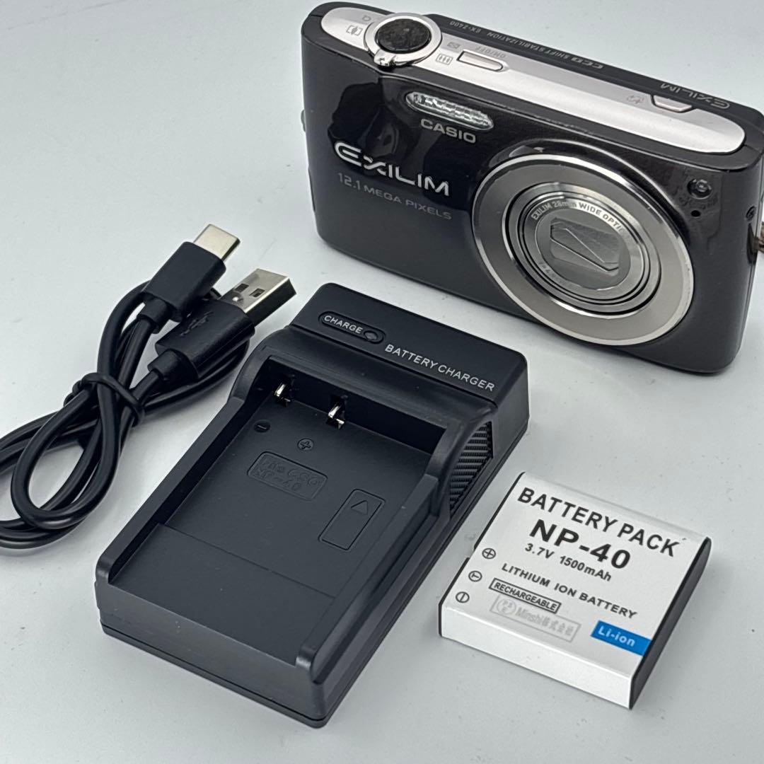 動作良好 美品 CASIO EXILIM 12.1メガ コンパクトデジタルカメラ