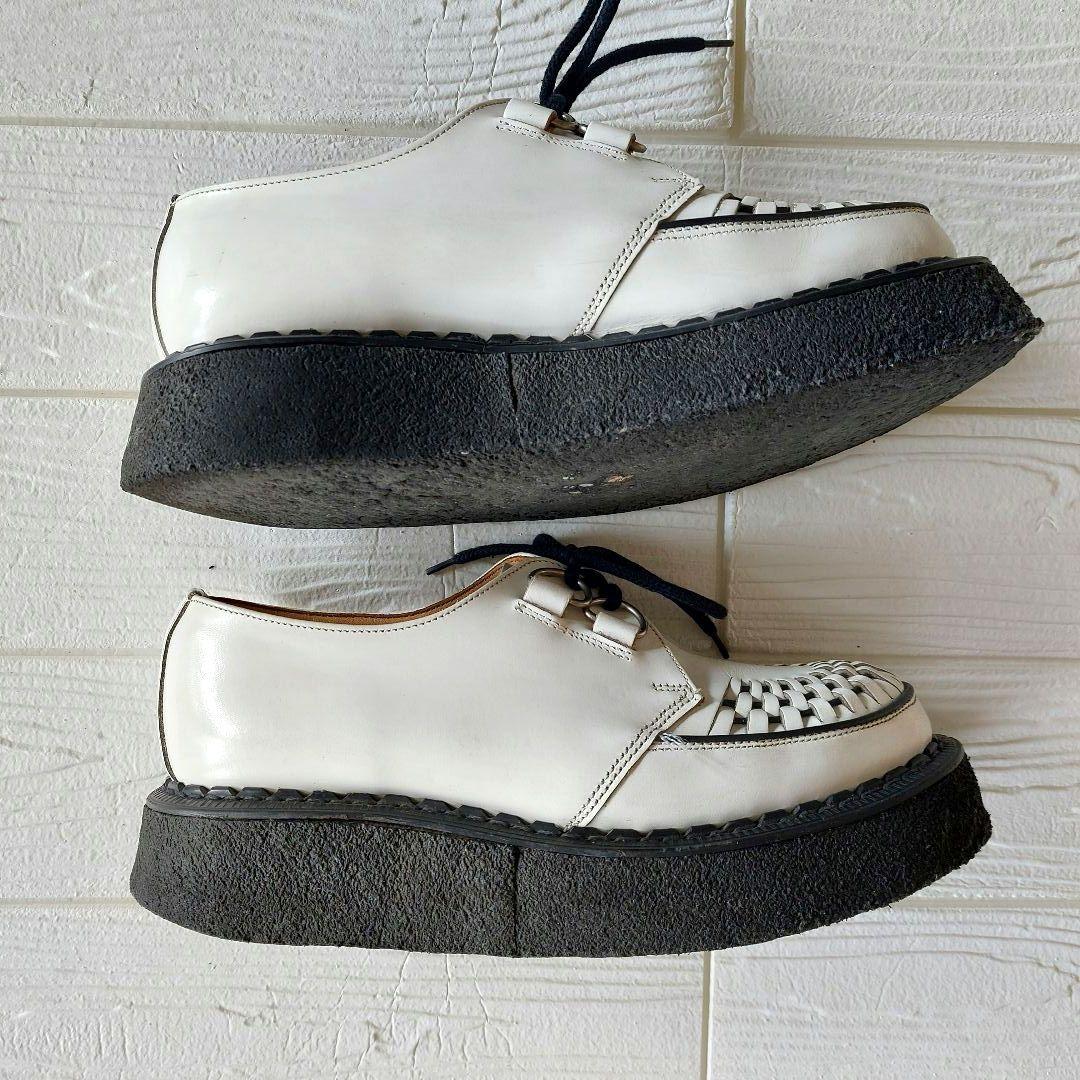 秀*槁様 E COX ジョージコックス 3588 ラバーソール クリー