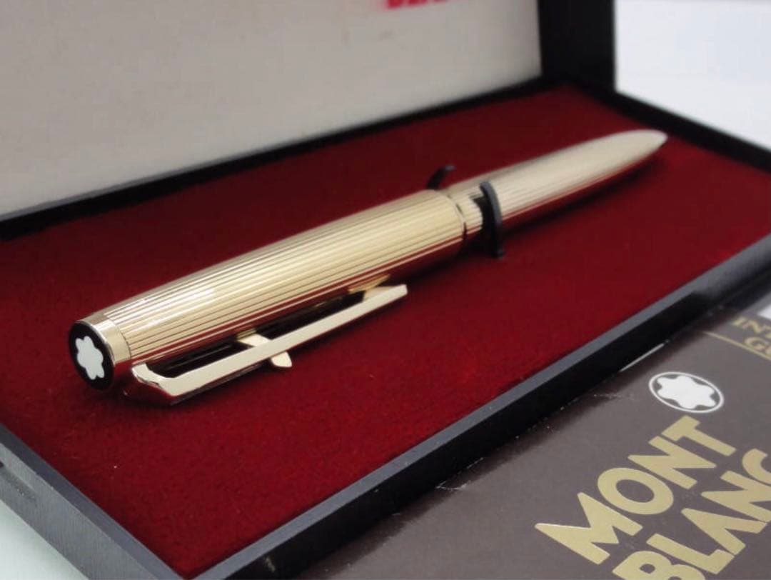 ⭐️金運上昇!黄金の総金張りの逸品！⭐️ハンマートリガーNo1846⭐️モンブラン社製