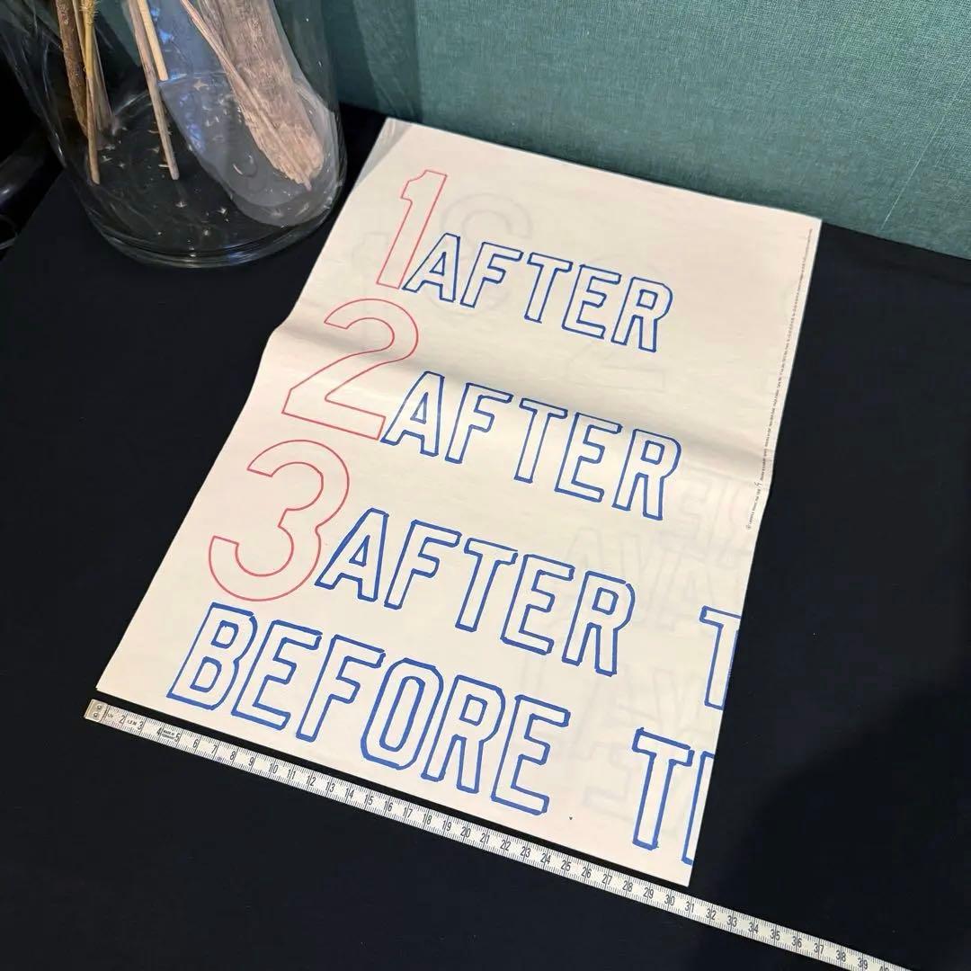 1998年発行美品LawrenceWeinerアート新聞ポスターAgnès b.