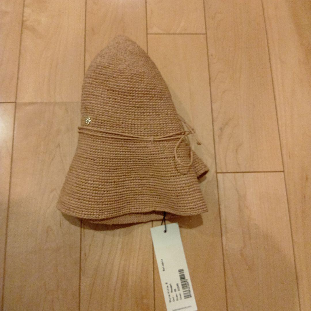 新品タグ付 ヘレンカミンスキー　麦わら帽子 ベージュ　villa9　ヌガー
