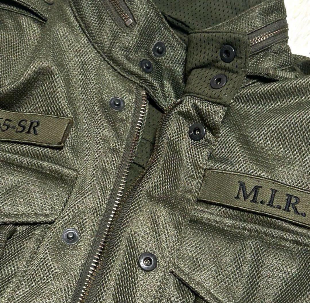 美品　カドヤ　メッシュジャケット　L カーキ系　バイクウェア