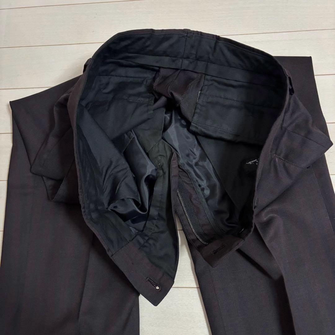 ジ*ン様 ポールスミス ビジネススーツ 銀河 星座 チャコールブラウン 赤ストラ