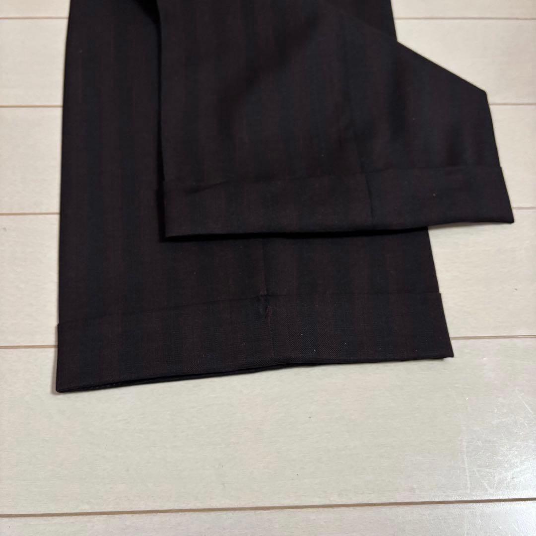 ジ*ン様 ポールスミス ビジネススーツ 銀河 星座 チャコールブラウン 赤ストラ