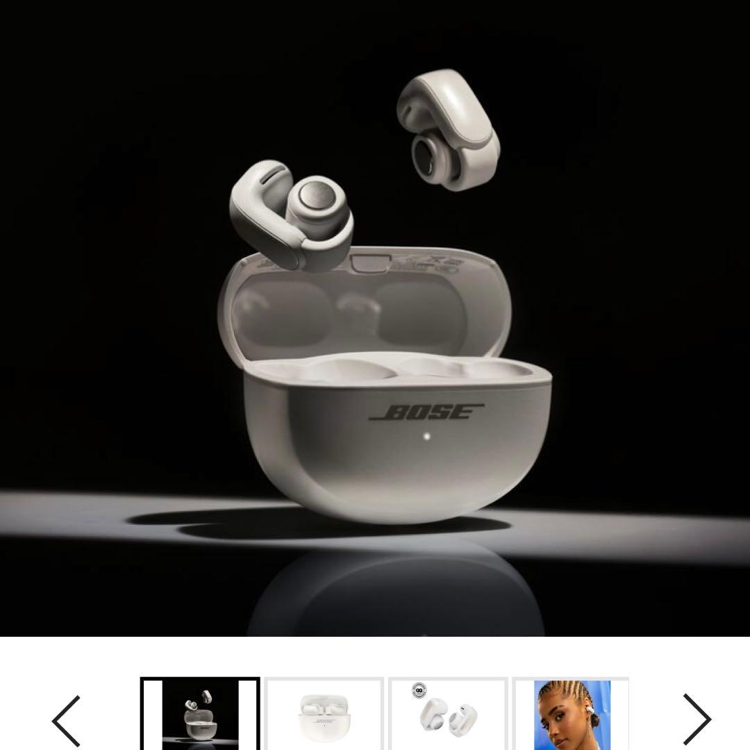 ほぼ新品!!Bose Ultra openワイヤレスイヤホン 本体 ホワイト