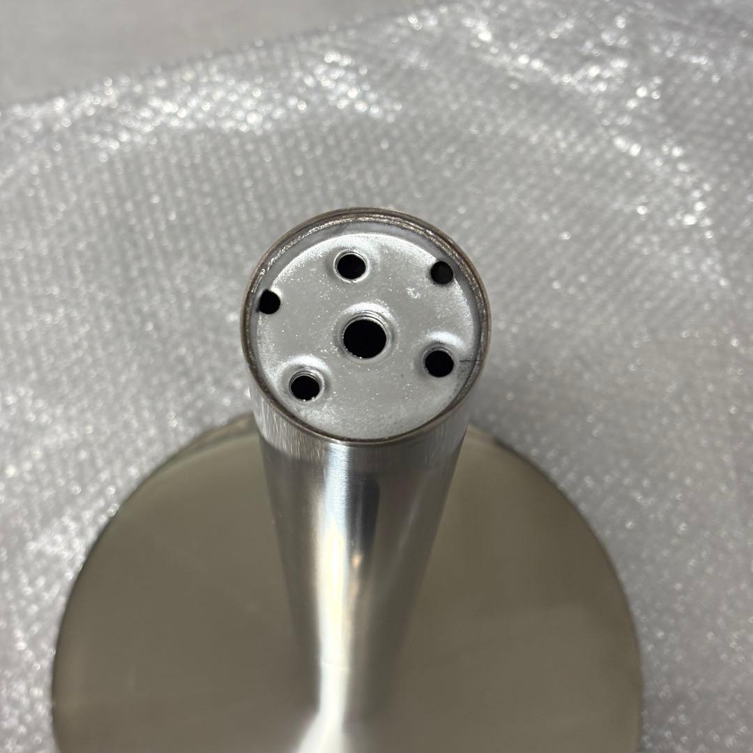 ステンレスコーヒーテーブル サイドテーブル ヘアライン仕上げ カフェ バルコニー