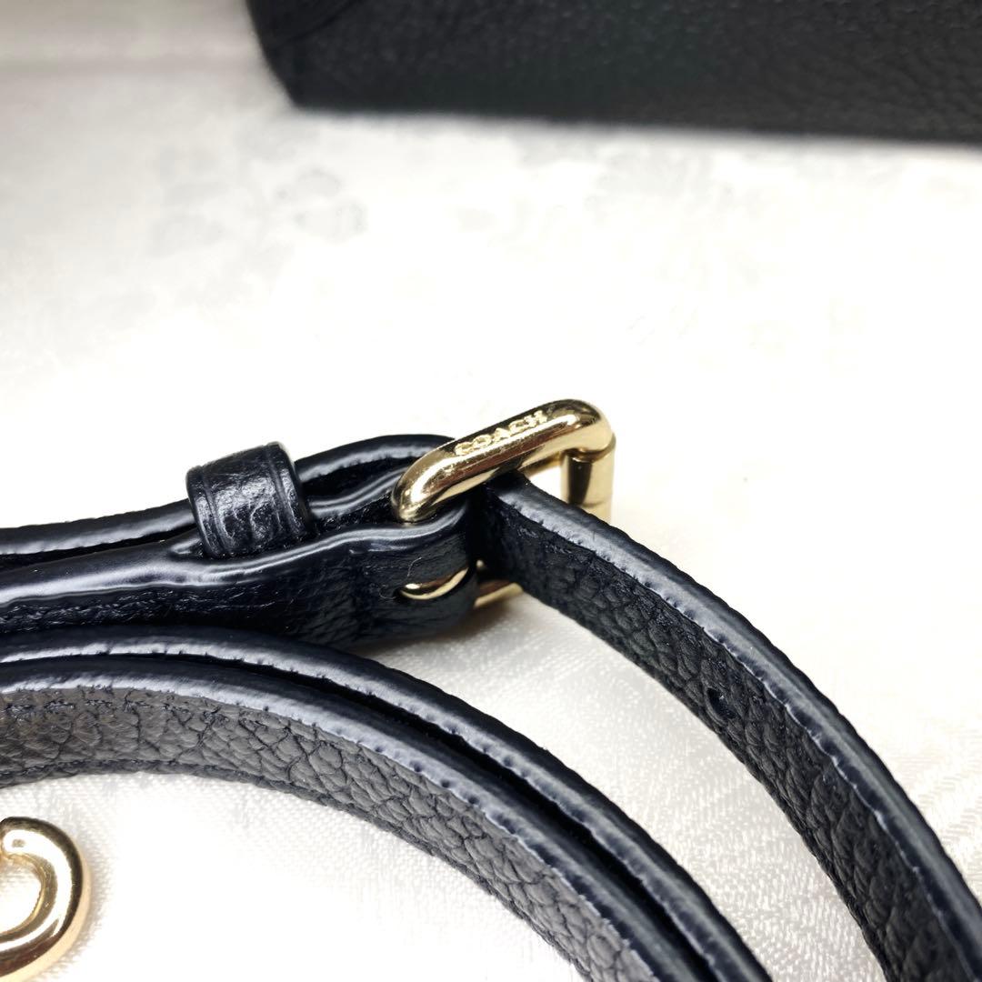 COACH ハドリー ホーボー 2way ショルダーバッグ レザー ブラック