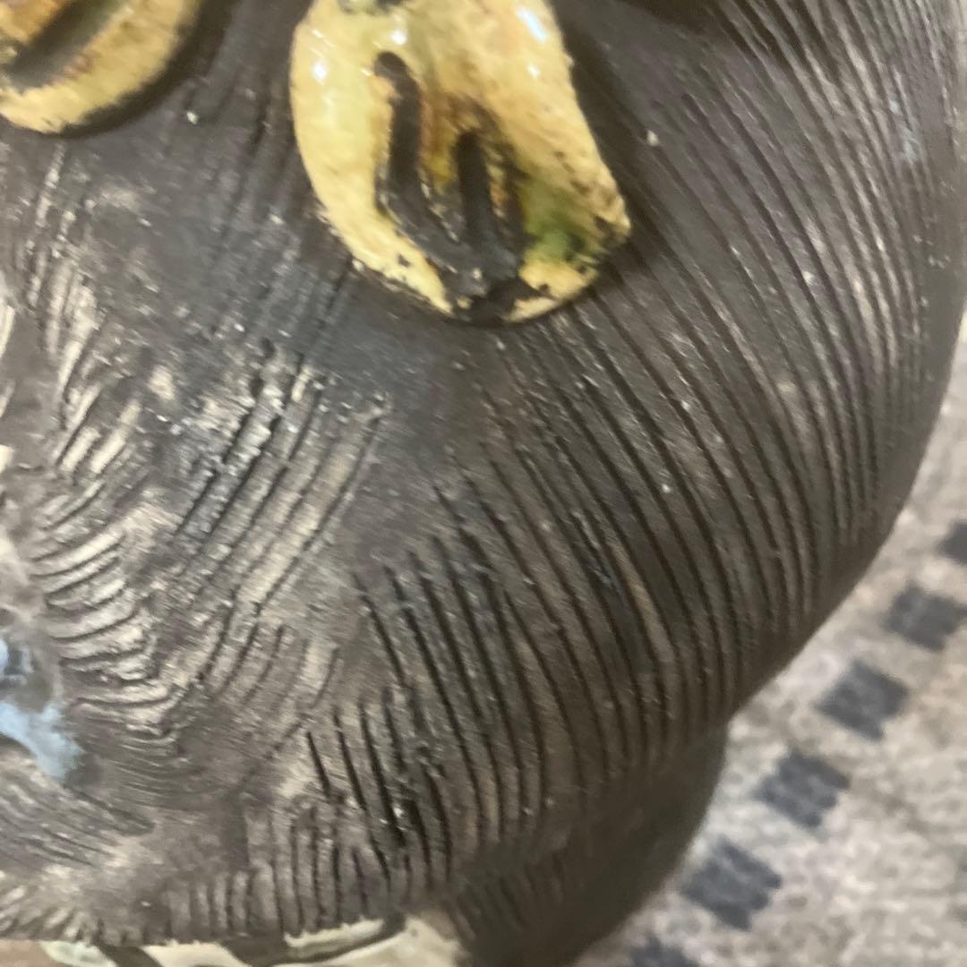 信楽焼　狸庵　リボンつき