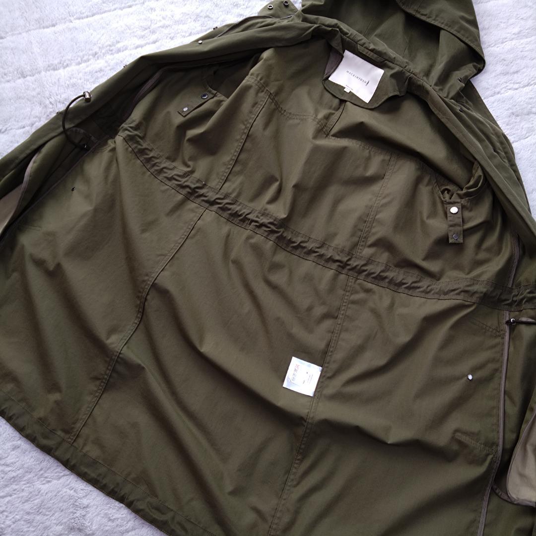 マッキントッシュ モッズコート 裏地総ファー イタリア製 ライナー 34 カーキ