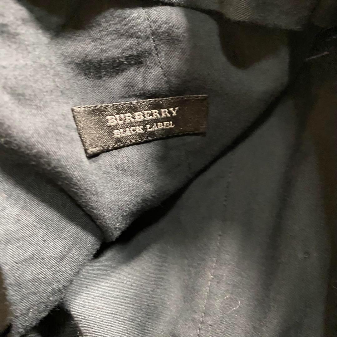 【極美品】バーバリーブラックレーベル　セットアップスーツ　通年ウール　シルク混