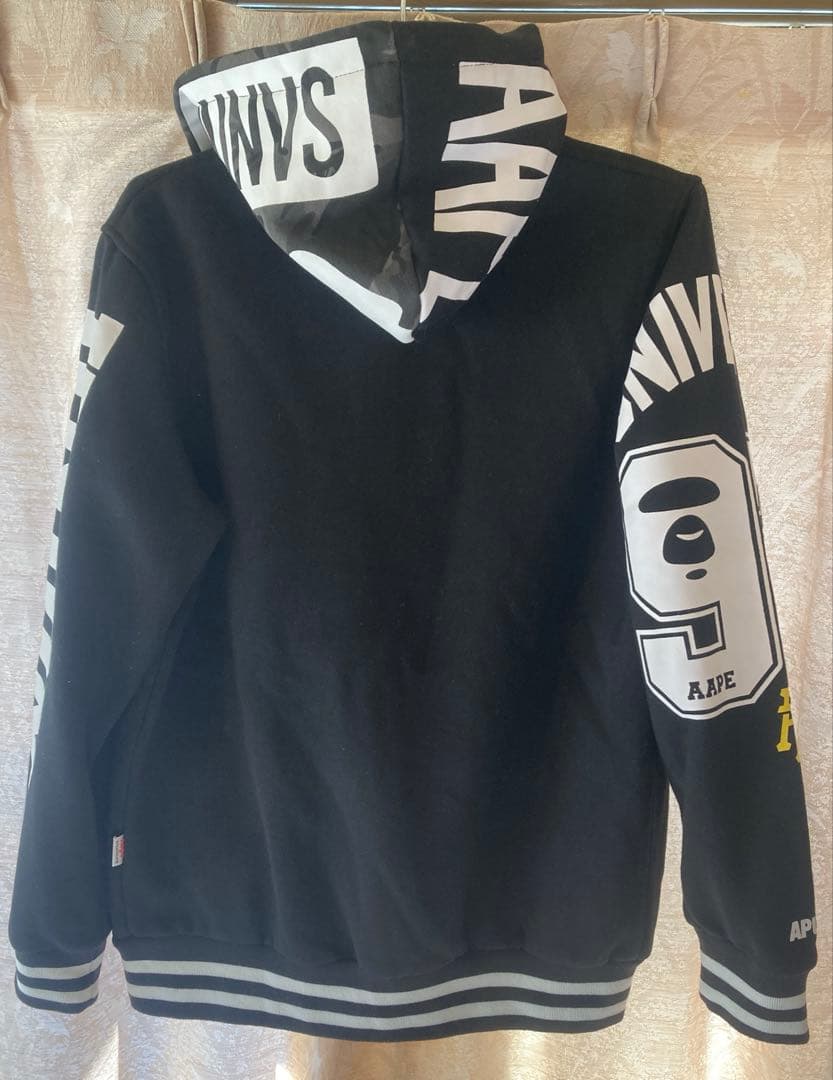 aape by bathing ape AAPE スタジャン フードMサイズ